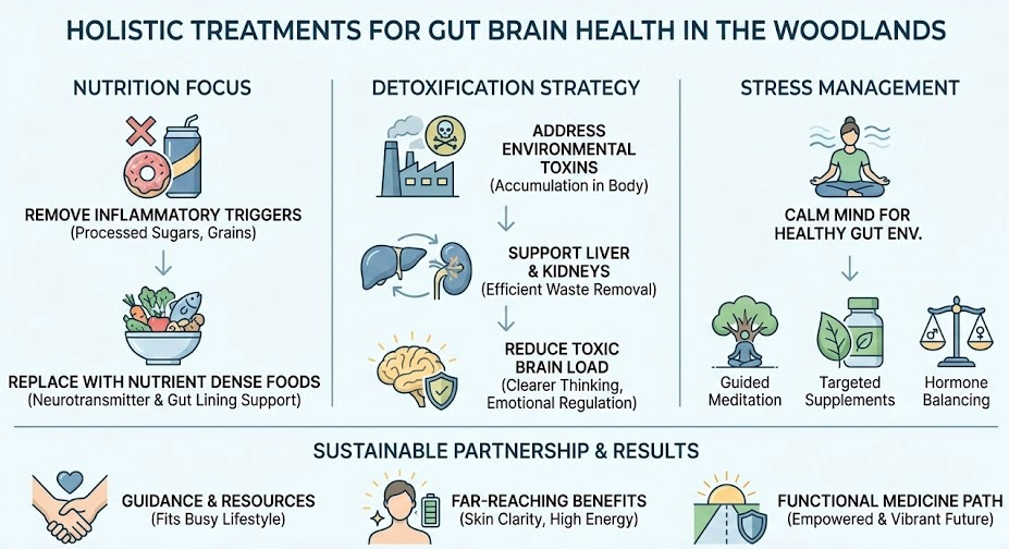 Improving the Gut-Brain Axis in The Woodlands