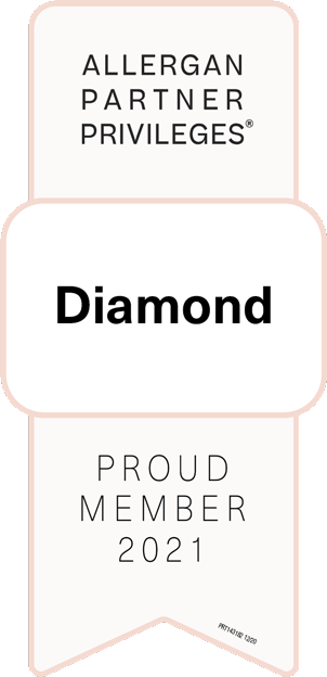 Botox Cosmetics Certified Provider - Diamond Status 2021 Award