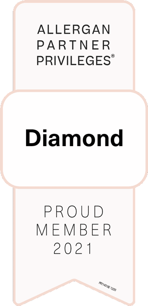 Botox Cosmetics Certified Provider - Diamond Status 2021 Award