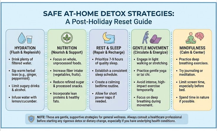 Safe At Home Detox Strategies to Reset After the Holidays